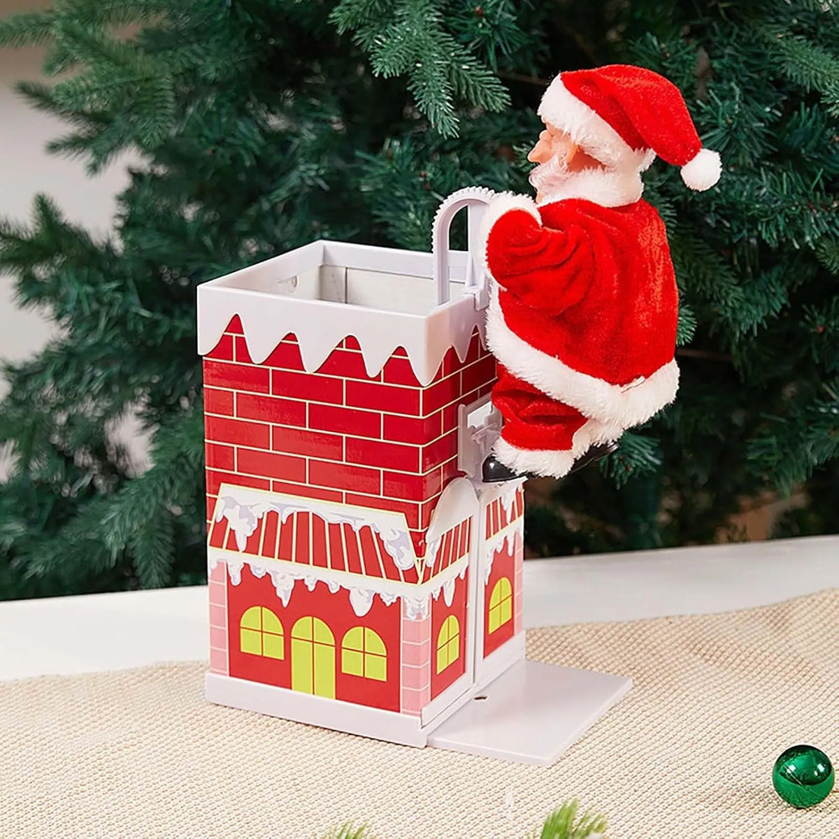 Climbing Santa Doll Toy with Christmas Music