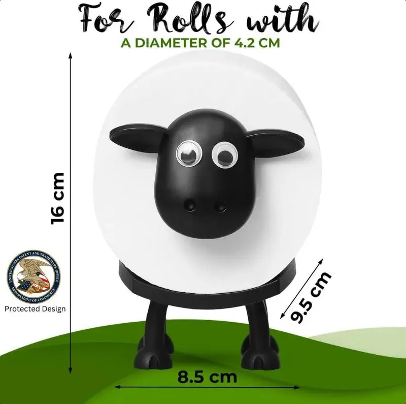 🐑 Sheep Toilet Paper Holder – Make Your Bathroom Baa-rilliant!
