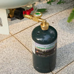 🔥 QCC1 Propane Refill Elbow Adapter with Tank Gauge