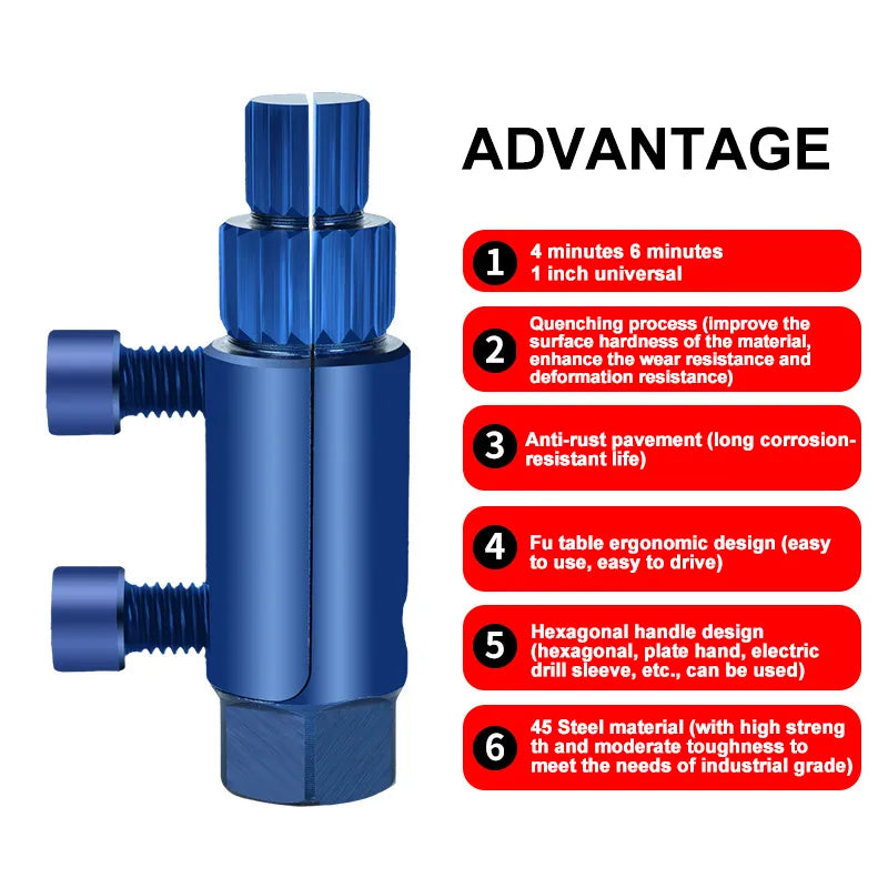Faucet Installation and Disassembly Tool - Screw Extractor Set