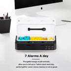 💊 Smart Electronic Pill Organizer with Alarm & LED Display