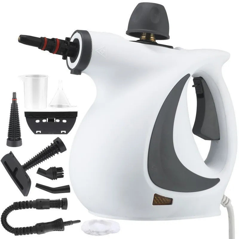 High-Pressure Handheld Steam Cleaner with Multi-Surface Attachments