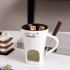 🍫 Chocolate Fondue Mug with Fork