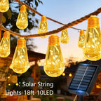 ✨ Solar String Lights-18ft-10LED