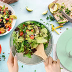 2-in-1 Salad Spinner & Vegetable Slicer Set