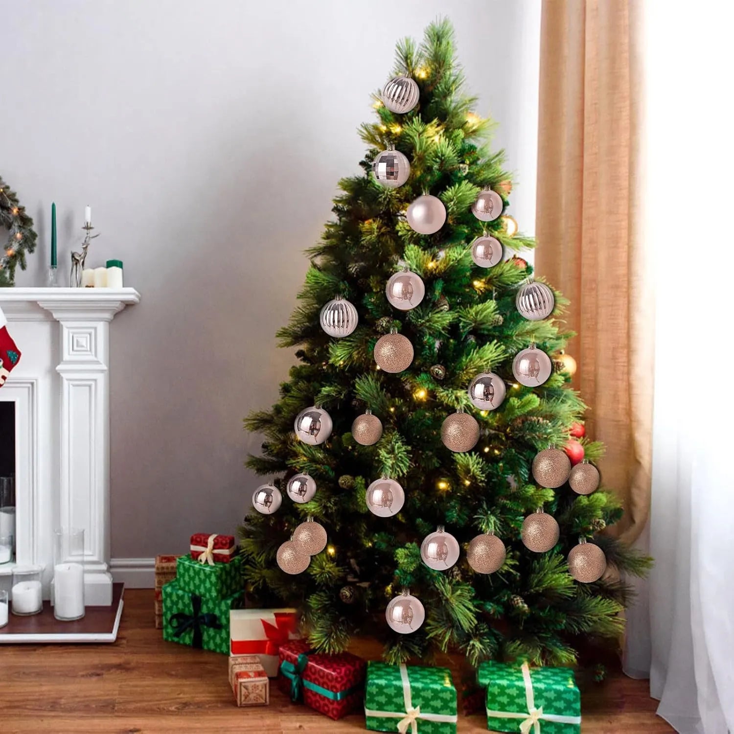 36 adornos de bola de Navidad