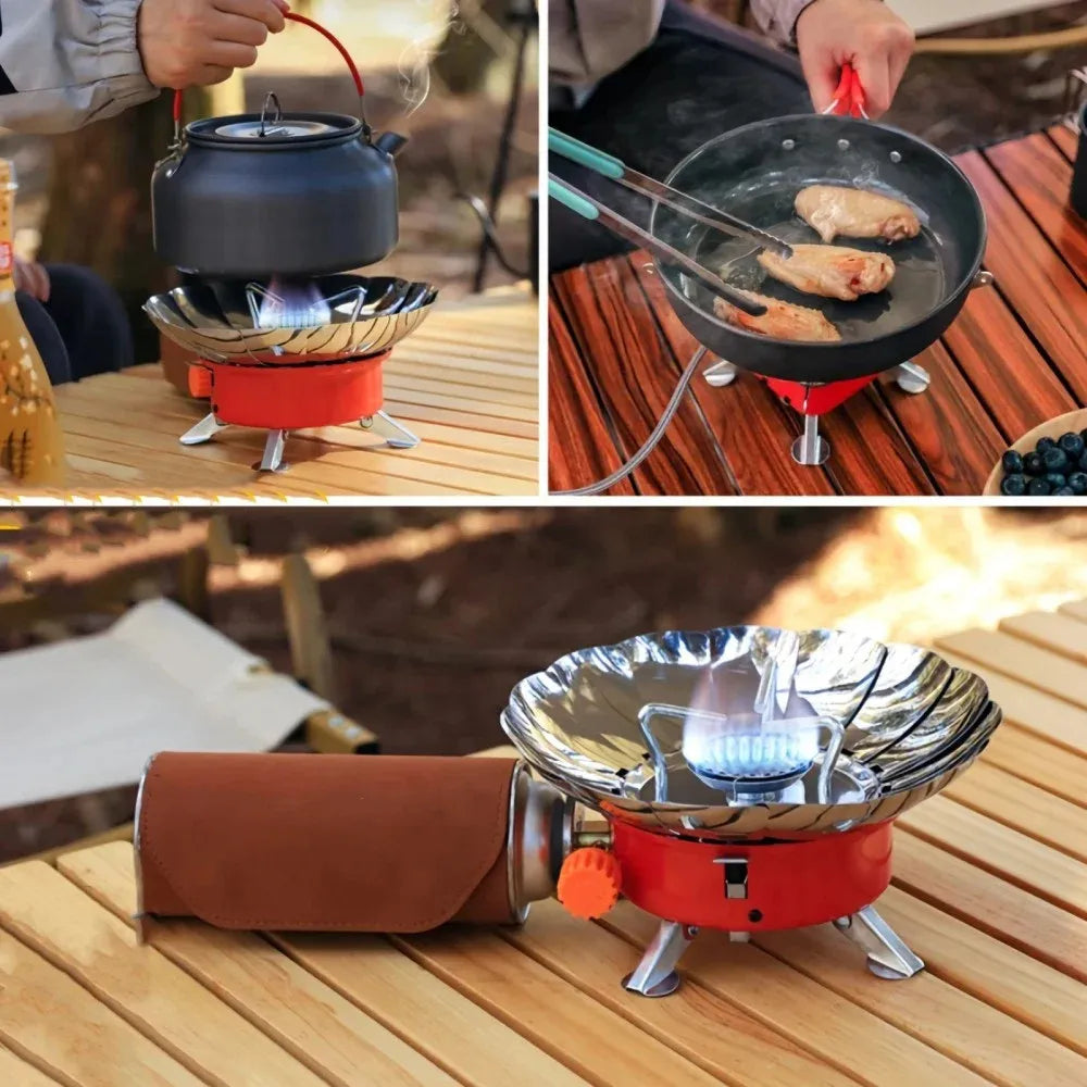 Portable Camping Gas Stove - Compact & Efficient for Outdoor Adventures