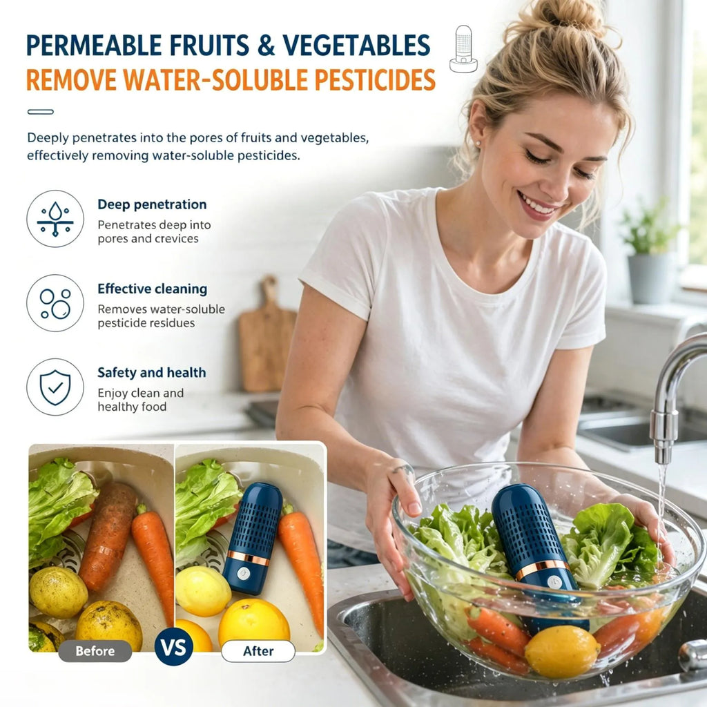 🥬 Portable Food Purifier Washer