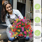 Outdoor artificial flower decoration
