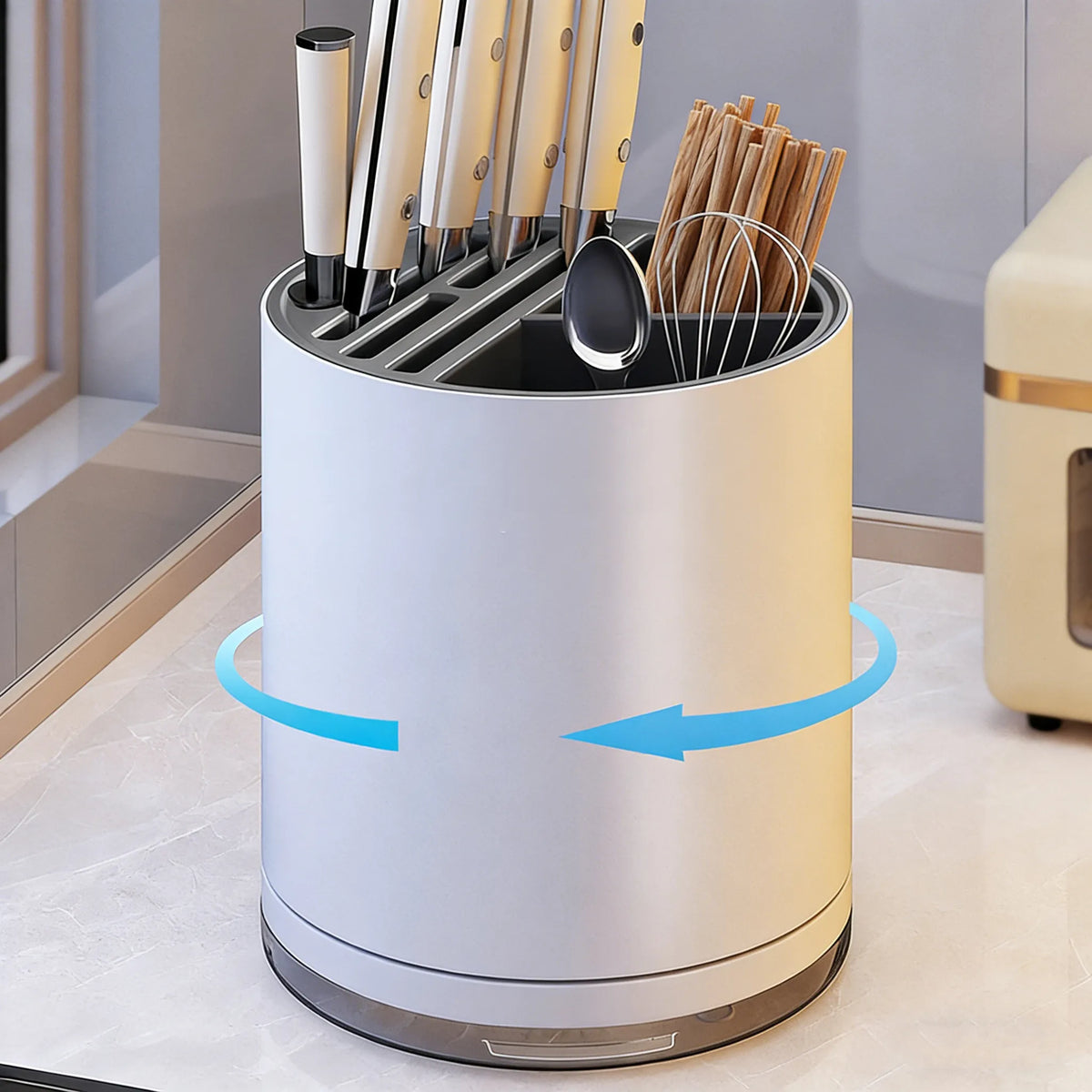 Slot Knife Organizer – Multi-Purpose Kitchen Storage Holder 🔪✨