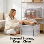 🧺Foldable steel frame storage box