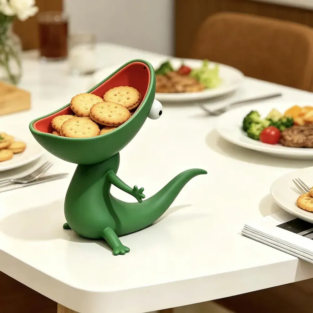 🦎 Cute Lizard Soap Dish & Multi-Purpose Organizer