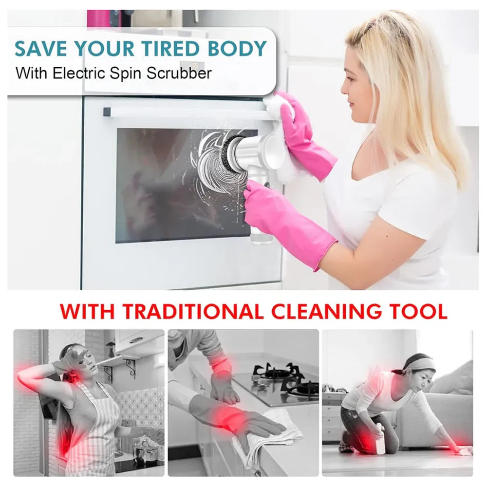 ✨ Electric Rotating Cleaning Brush