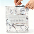 🥗 Reusable Aluminum Foil Sealable Storage Bags