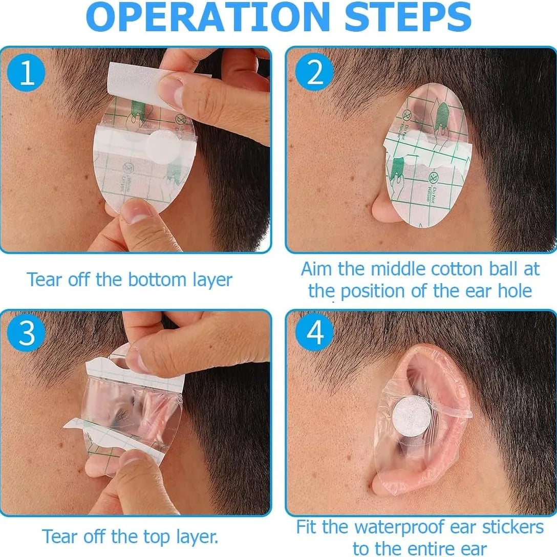 40-Piece Waterproof Ear Covers for Kids & Adults