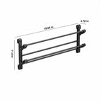 Fold-Flat Wall-Mounted Shoe Rack