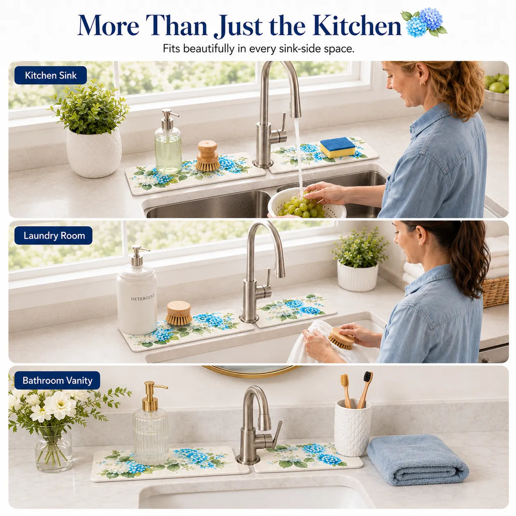Diatomite Kitchen Sink Mat