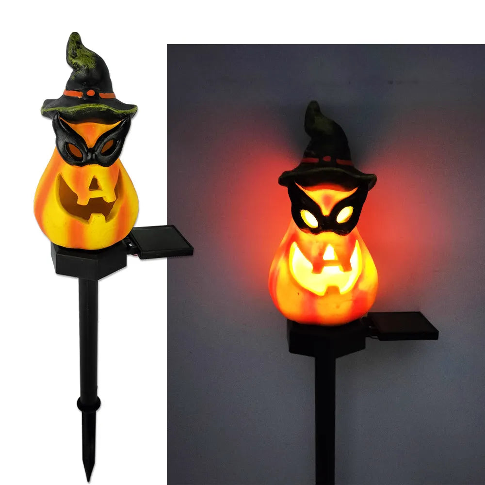 🎃 Light Up Halloween Nights with Solar Pumpkin Pathway Lights!