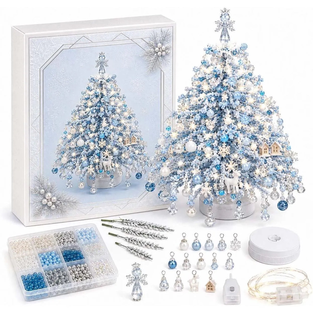 Create-Your-Own Holiday Glow Beaded Tree Kit