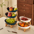 🍓2-Tier / 3-Tier Vertical Fruit Storage Rack (Includes Stand）: Easy Access & More Space for Your Kitchen