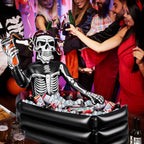 40-Gallon Inflatable Pirate Skeleton Cooler for Halloween