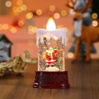 ✨ Christmas Water Candle Lamp – Festive Light & Holiday Centerpiece