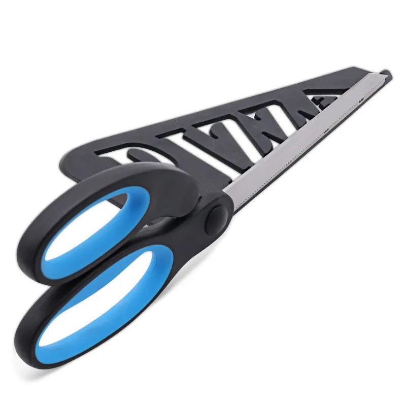 🍕 Stainless Steel Pizza Scissors with Detachable Serving Shovel