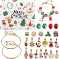 DIY 24 Days Christmas Countdown Calendar Bracelets Set
