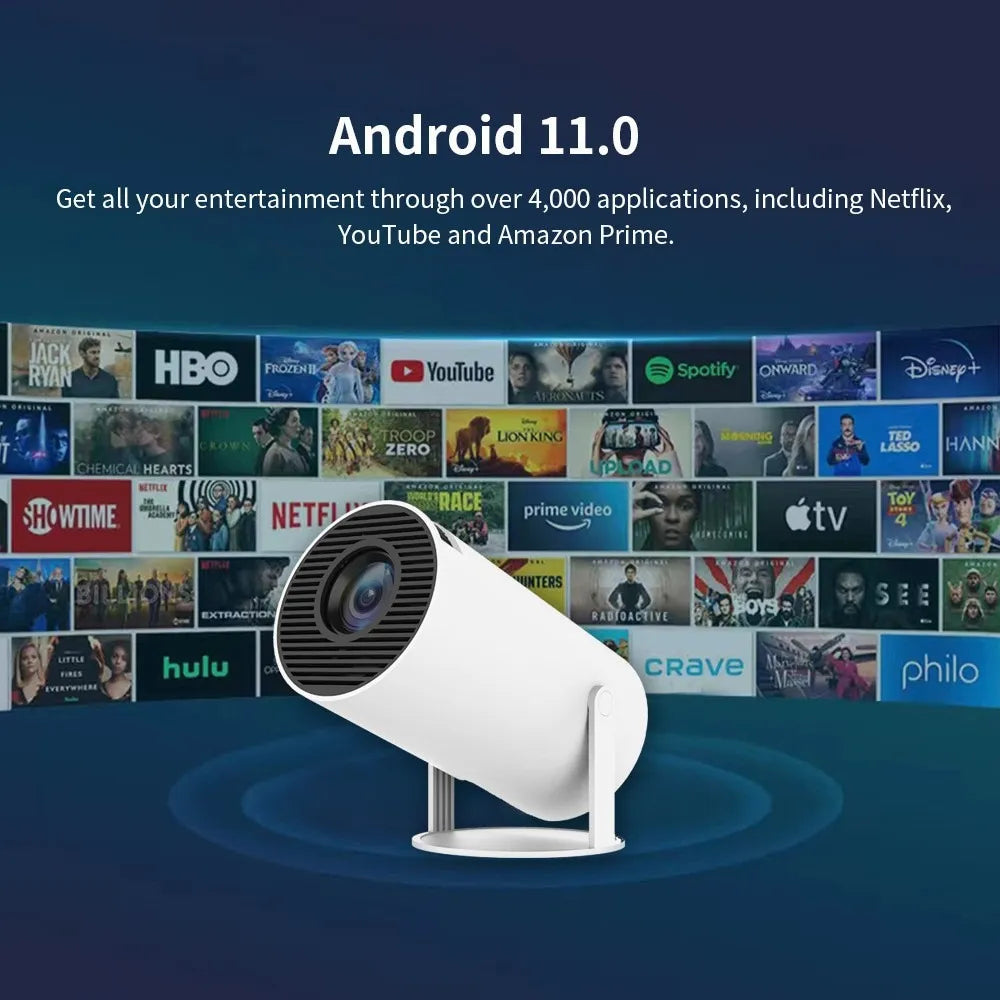 Smart Mini Projector – Bring the Theater to Your Home and Outdoors 🎬