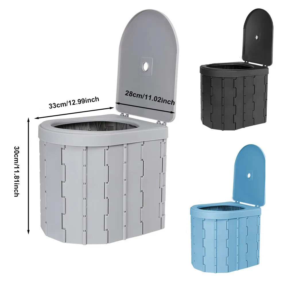 🚽 Portable Folding Camping Toilet – Comfortable & Convenient for Travel