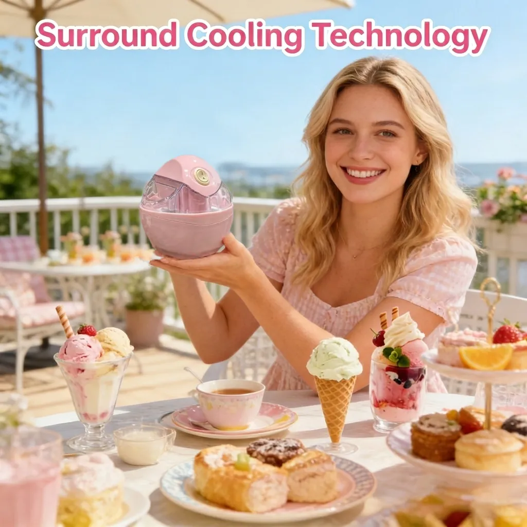 🍨Small Home Mini Ice Cream Maker