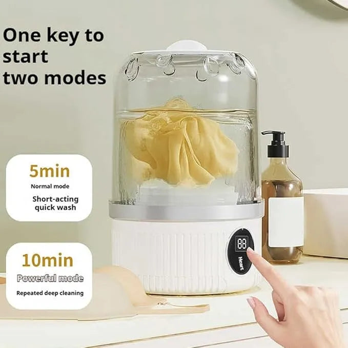 Mini Portable Underwear Washer - Ultrasonic Cleaning for Your Delicates
