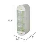 🧂Punch-free wall-mounted spice storage box