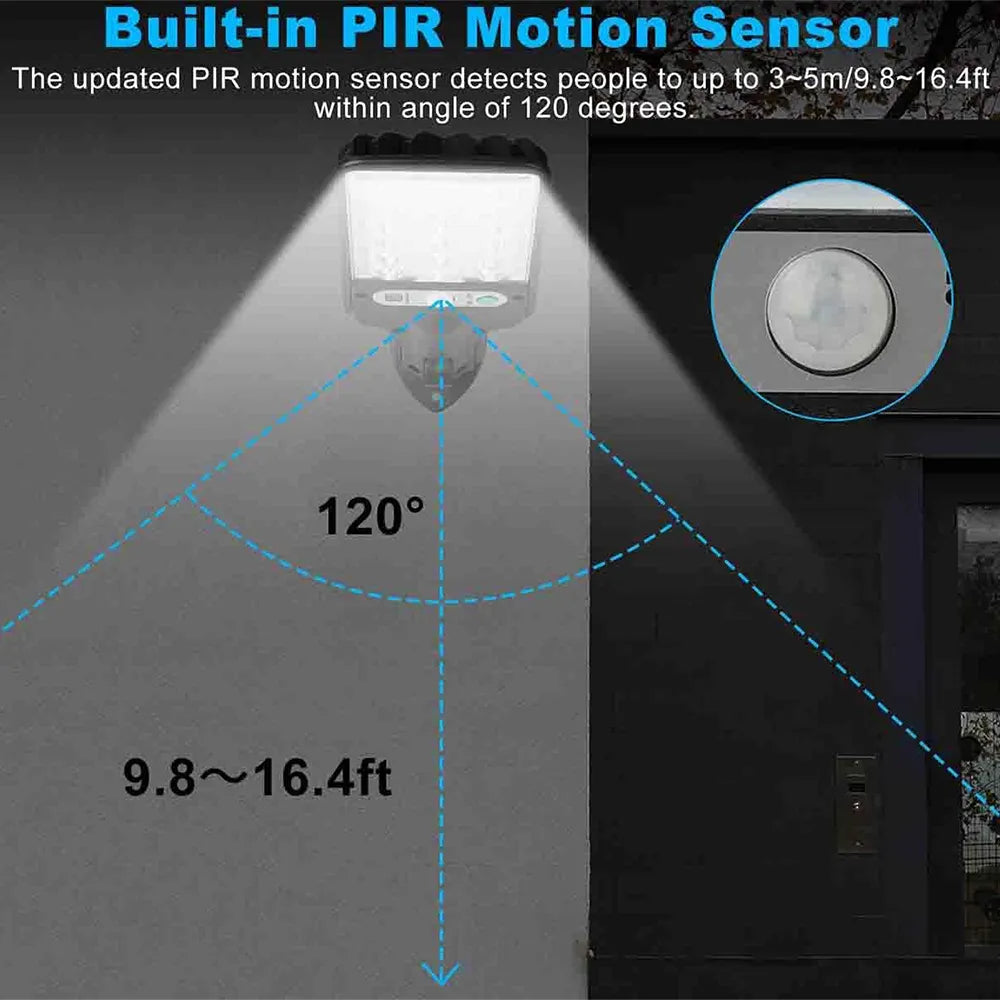 Powerful Solar Street Light for Outdoor Security & Illumination