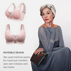 LAST DAY 49% OFF-Bra For Women Front Closure 5D Beauty Back Sports Comfy Bra
