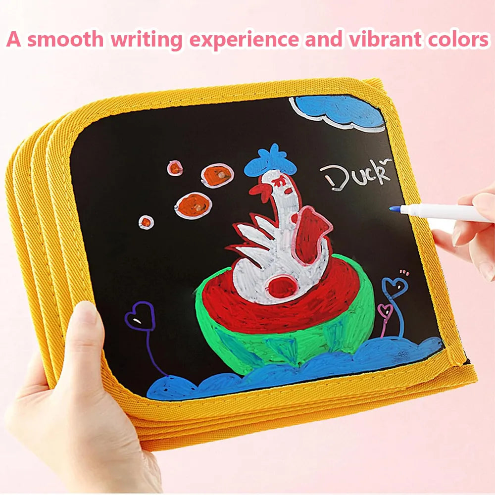 🎨Portable Reusable Drawing Board Set for Kids – Erasable Educational Travel Art Toy