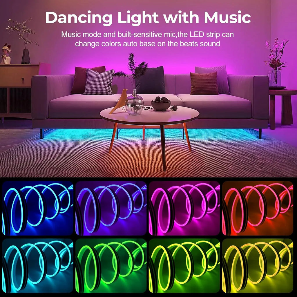 LED light strip RGB with IC neon light strip
