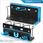 ✨Cup Organizer - Magnetic or Screw Mount Storage for Kitchen, Fridge, or Cabinet