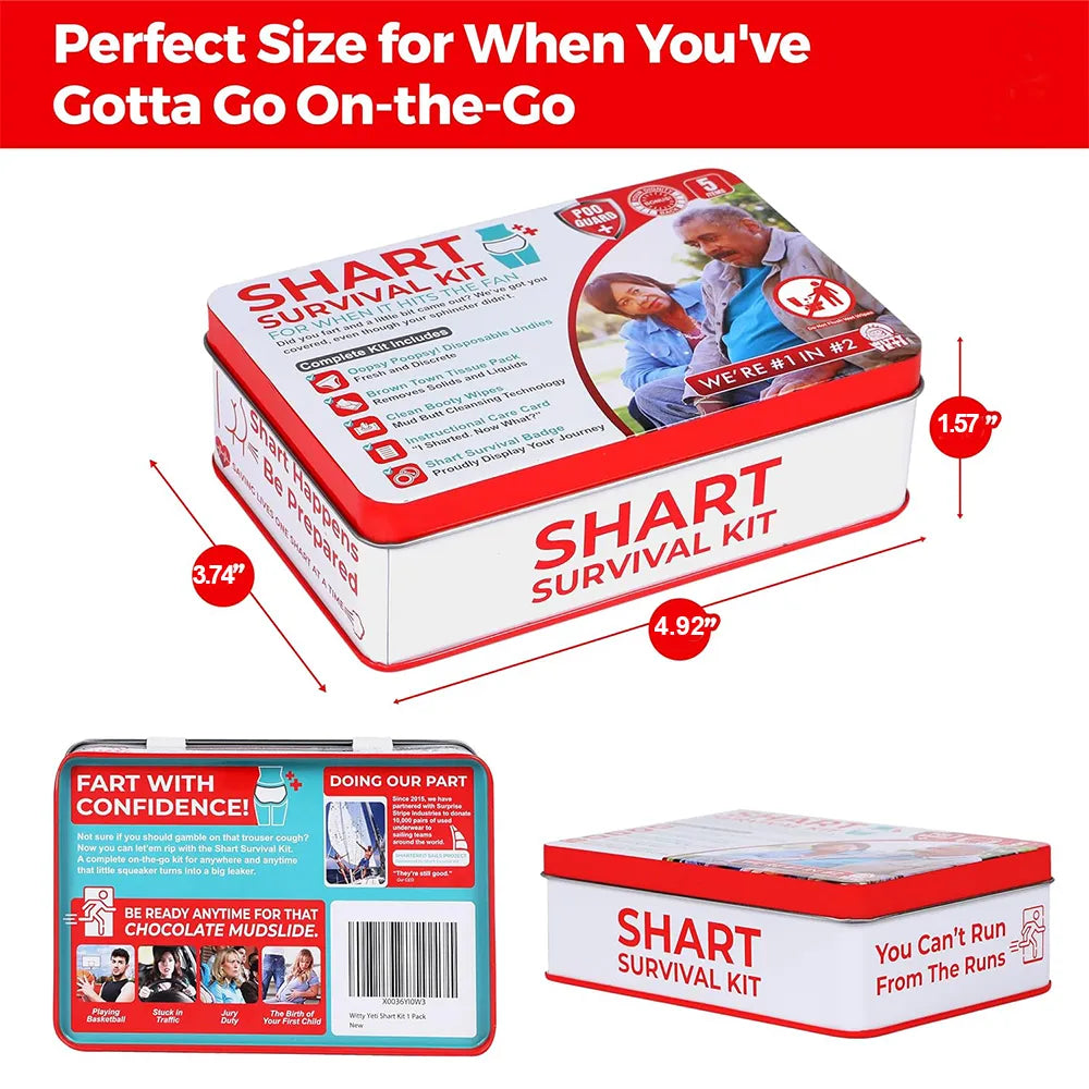 💨 Hilarious Farting Survival Kit – Ultimate Prank Gift Box 🎁😂