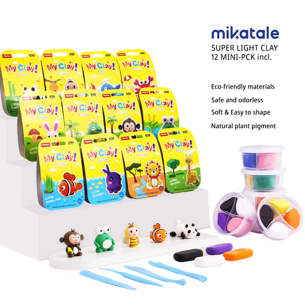 🎨 Kids' Air-Dried Clay Set – The Ultimate Creative Gift for Christmas!