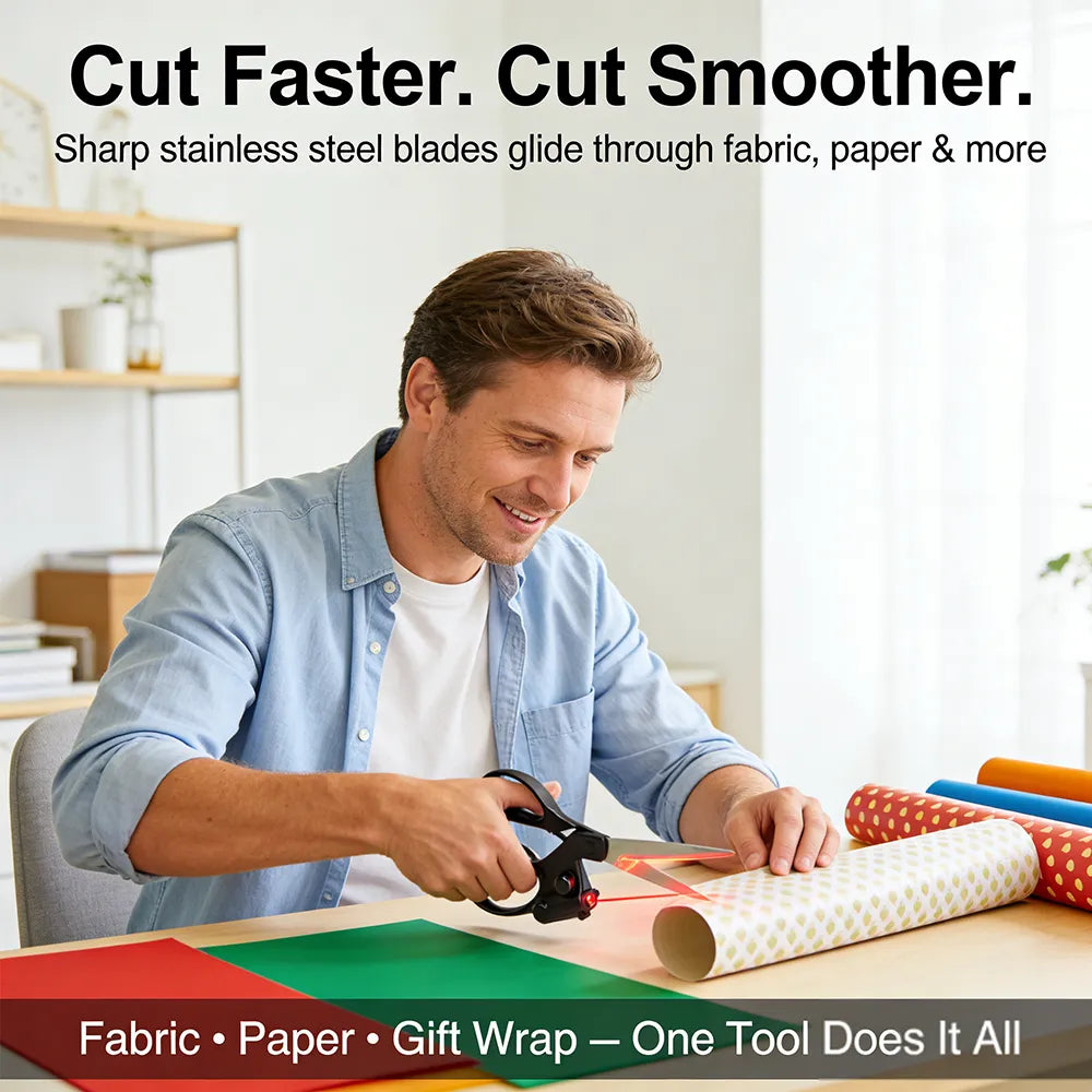 ✂️ Professional Laser Guided Sewing Scissors