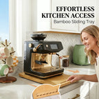 🛹 Bamboo Sliding Tray for Kitchen Appliances