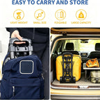 🧳Foldable Hand Cart — Lightweight Portable Trolley with Dual Wheels