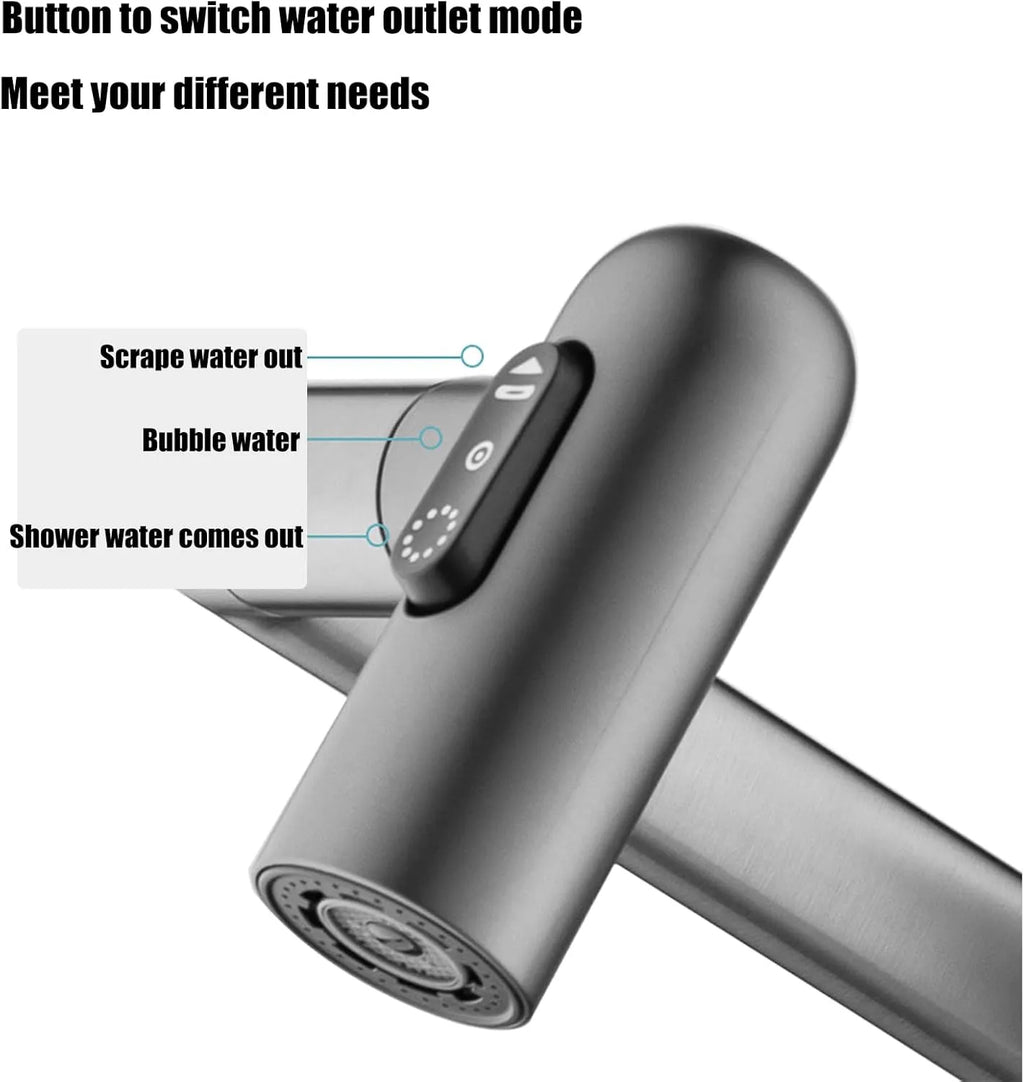 🏠 Smart Kitchen Sink Faucet with Digital Display & Pull-Out Sprayer