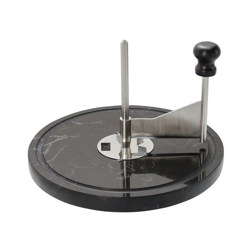 🧀 Semi-Hard Cheese Curling Wheel with Marble Base