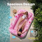 🌊 Inflatable Tanning Pool Lounger Float for Adults
