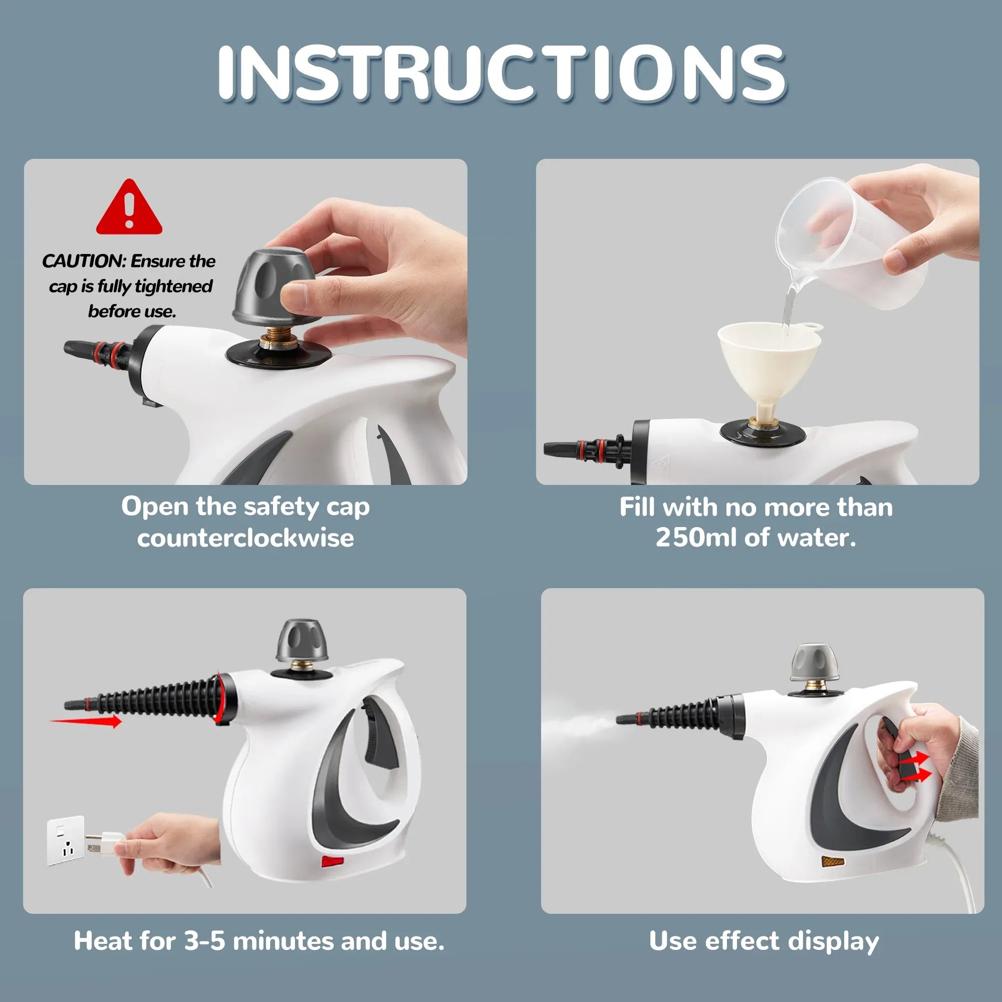 SteamPro Elite: The Ultimate Handheld Steam Cleaner for Multi-Surface Deep Cleaning