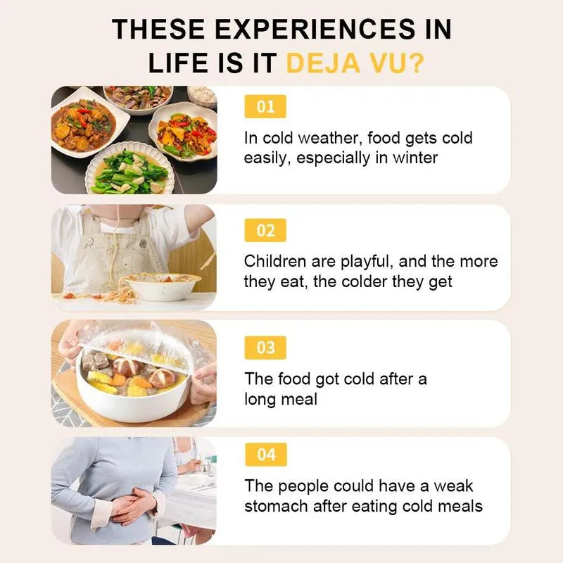 Smart Foldable Electric Warming Tray – Keep Your Food Warm, Anytime!