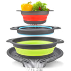 🧺 Foldable Drain Basket with Self-Draining Base