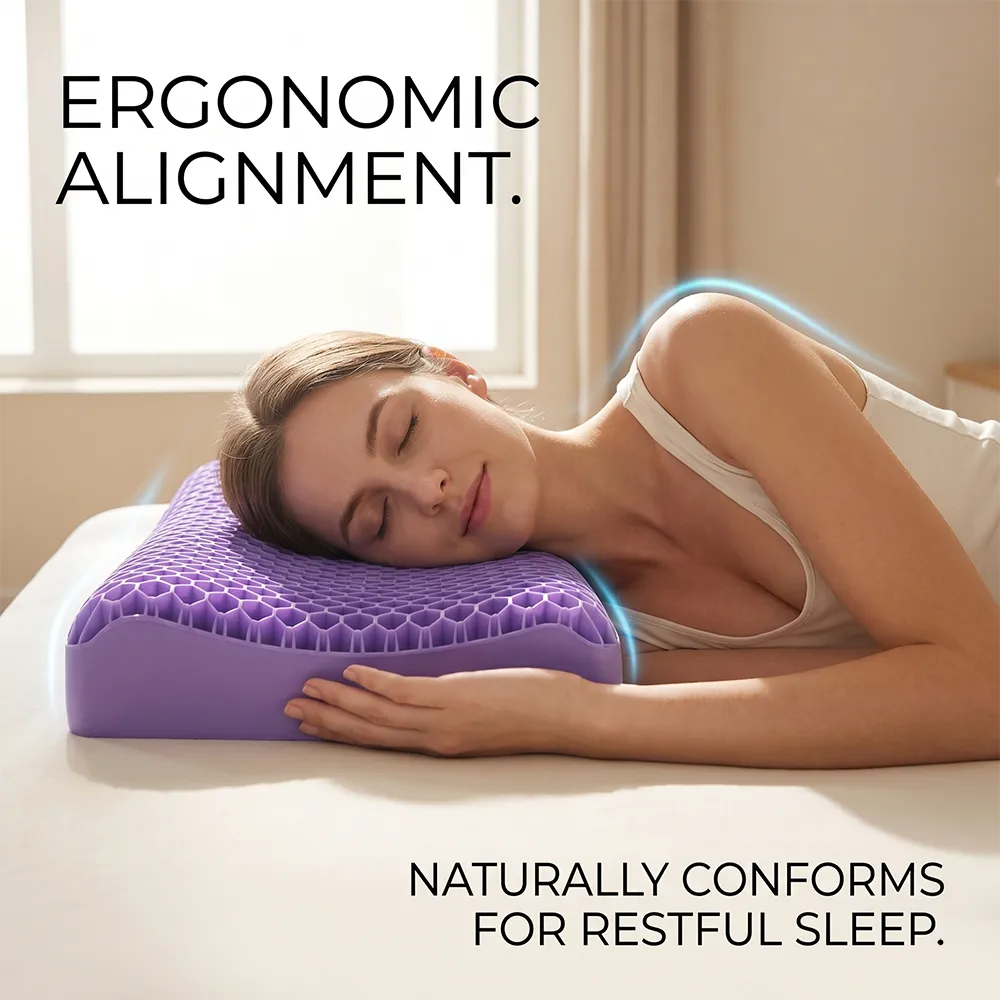 💜 Cooling Honeycomb Gel Pillow